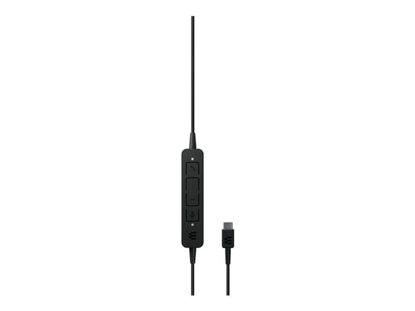 EPOS ADAPT 160 USB-C II - ADAPT 100 Series - hodesett - on-ear - kablet - USB-C - svart - Optimert for UC