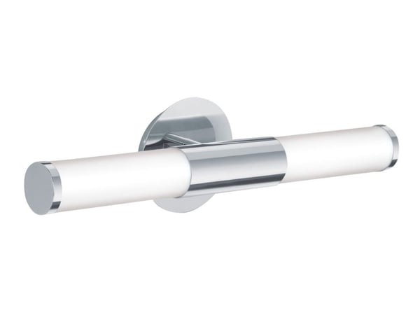 Eglo Palmera - Vegglampe - 2 holdere - E14 - krom, matte opal white