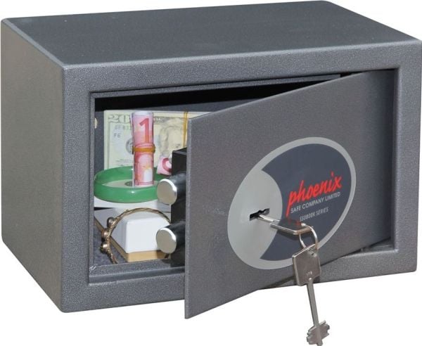 Phoenix Safe Co. VELA HOME & OFFICE, 10 l, Grafitt, Metallisk, Nøkkel, Stål, 310 mm, 200 mm