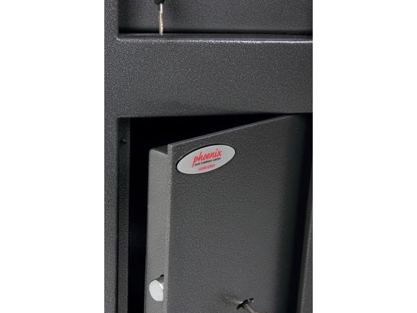 Phoenix Safe Co. SS0992KD, Frittstående safe, Grå, Nøkkel, Stål, Pengeoppbevaring, 250 mm