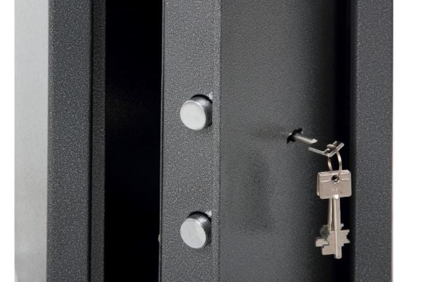 Phoenix Safe Co. SS0992KD, Frittstående safe, Grå, Nøkkel, Stål, Pengeoppbevaring, 250 mm