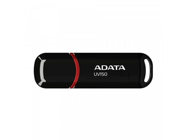 ADATA DashDrive UV150 - USB flash-enhet - 64 GB - USB 3.0 - svart