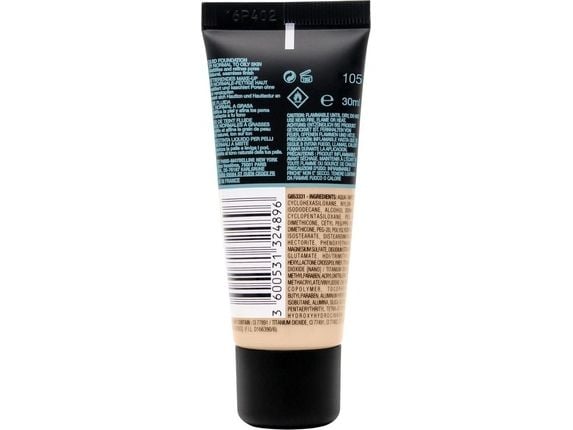 Maybelline Fit Me! Foundation Matte + Poreless 105 Natural Ivory 30 ml