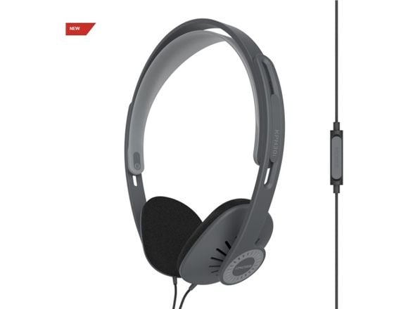 Koss KPH30i - Hodetelefoner med mikrofon - on-ear - kablet - 3,5 mm jakk - svart