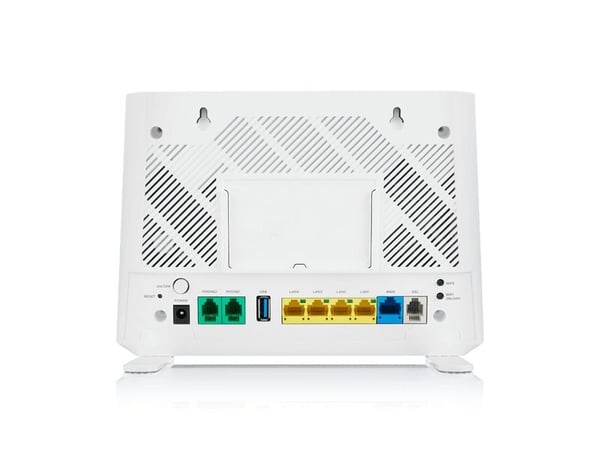 Zyxel DX3301-T0 - Wi-Fi-system - (ruter) - MPro Mesh Solutions - DSL-modem 1GbE - Wi-Fi 6 - Dual Band - VoIP-telefonadapter