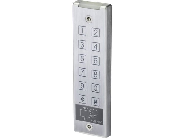 Sygonix SY-4777290 kodelås/tastatur med RFID, overflatemontert 12/24 V/DC, IP65, med berøringsskjerm