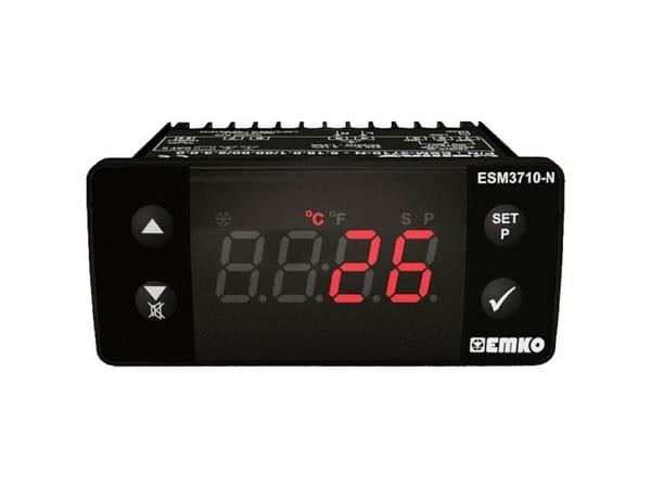 Emko ESM-3710-N 2-pisteohjaus Lämpötilansäädin PTC -50 - 150 °C Rele 16 A (L x S x K) 71 x 76 x 34,5 mm