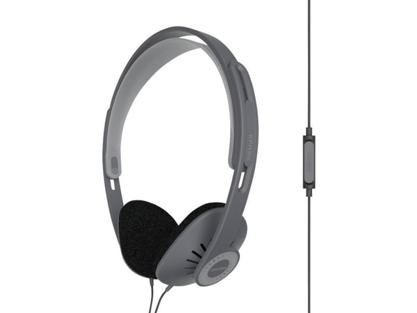 Koss KPH30i - Hodetelefoner med mikrofon - on-ear - kablet - 3,5 mm jakk - svart