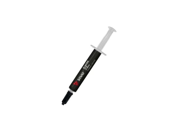 Savio TG-01, Termisk pasta, 4,7 W/m·K, 2,5 g/cm³, Karbon, Svart, -50 - 250 °C