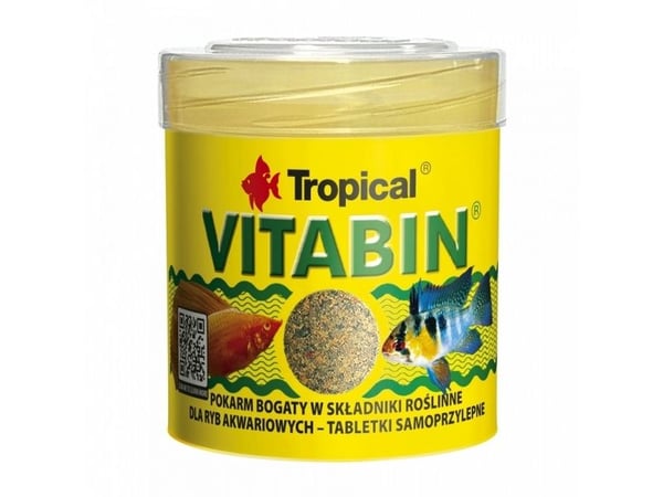 Tropical Vitabin växtfoder grundläggande växtfoder för fisk 50 ml/35 g