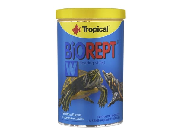 Tropical Biorept W, Akvariefisk, Tør fiskefoder, Pind, A-vitamiini, C-vitamiini, D3-vitamiini, E-vitamiini, Kobber, Kobbersulfat, Jod, Jern, Molybd...