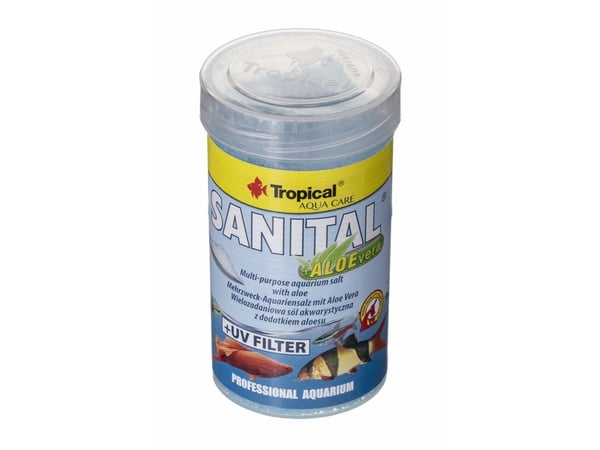 TROPICAL Sanital + Aloevera - akvariesalt - 120g