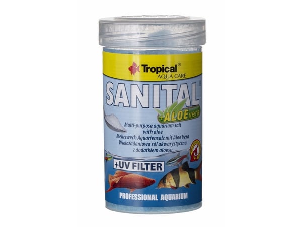 TROPICAL Sanital + Aloevera - akvariesalt - 120g