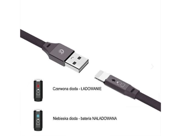 Kabel USB Somostel USB-A - Lightning 1 m Czarny (28315)