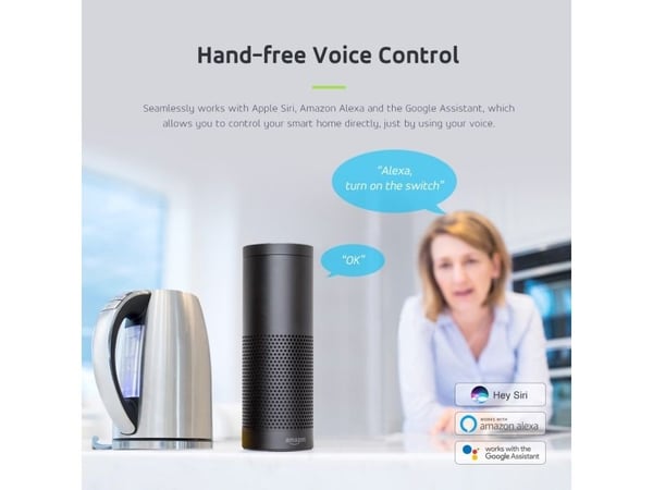 GreenBlue WiFi-fjernstyrt stikkontakt GB720E