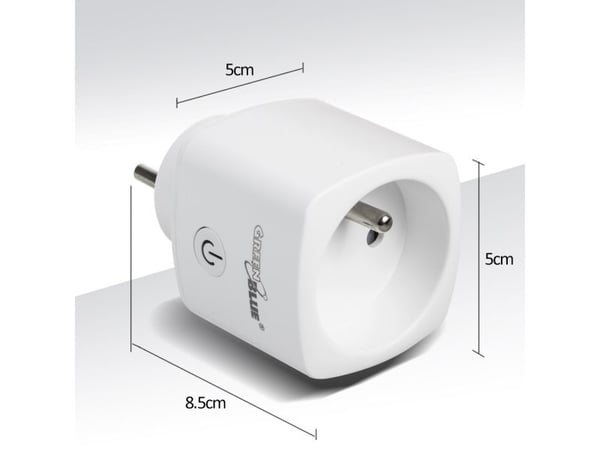 GreenBlue WiFi-fjernstyrt stikkontakt GB720E