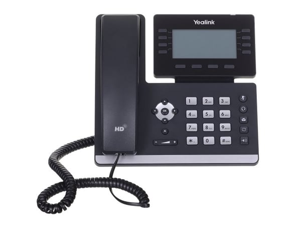 Yealink SIP-T53, IP Phone, Harmaa, Johdollinen puhelin, Pöytä/Seinä, Kanavansisäinen, Kaistan ulkopuolella, SIP-tiedot, 8 linjat