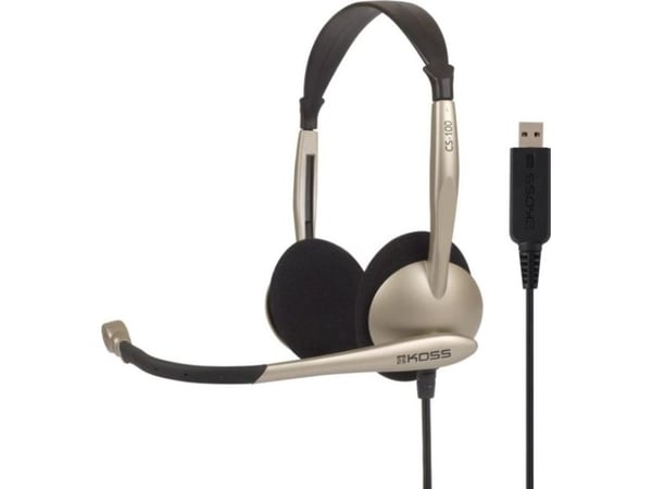 Koss CS100 USB - Headset - på örat - kabelansluten - USB