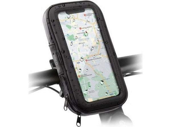 SBS TEERIDEHOLDIMP, Mobiltelefon/smarttelefon, Passiv holder, Sykkel, Scooter, Sort, Gjennomsiktig
