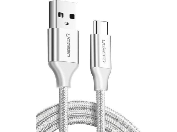 Ugreen , 3 m, USB C, USB A, USB 2.0, Valkoinen