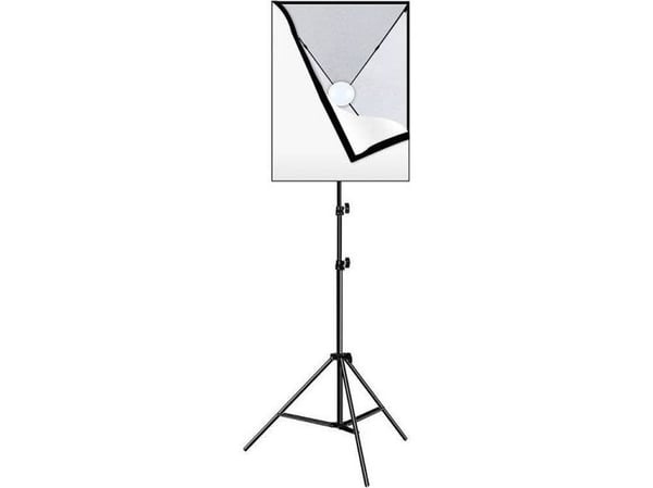 Puluz LED studio softbox-sett 50x70 cm, stativ, LED-pære 1 stk PU5070EU