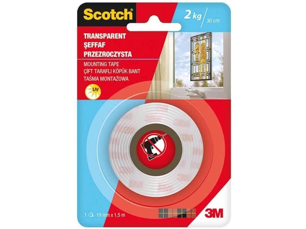 3M Monteringstejp 19MM X 1,5M (3M-UU0048)74085
