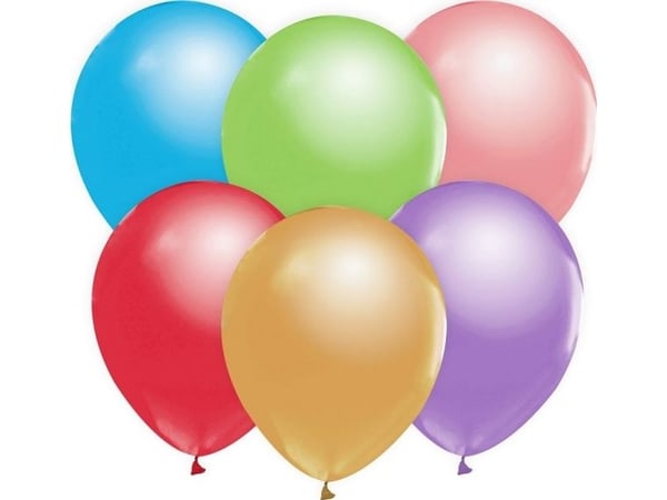 ballonger 12" Beauty&Charm metallic mix (50 stk) CB-MMX12