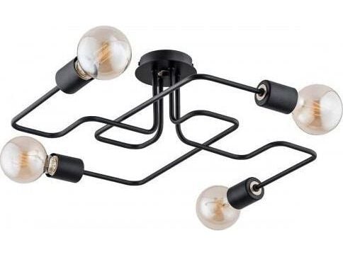 Taklampe Alfa Hook 4-punkts svart 24744