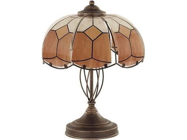 Alfa bordlampe Farget glass 2-lys bordlampe 10658 Alfa