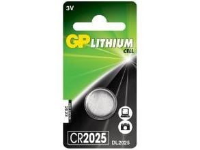 GP Batteries Lithium Cell CR2025, Engangsbatteri, CR2025, Lithium, 3 V, 1 stykker, Rustfritt stål