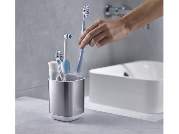Easy Store™ Teräs Tandborste behållare Josephjoseph®