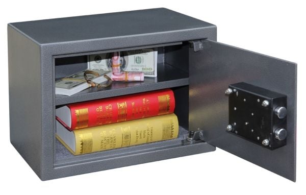 Phoenix Safe Co. SS0802K, 17 l, Grafitt, Nøkkel, Stål, Gulv/vegg, 350 mm