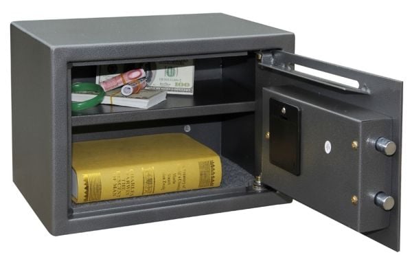 Phoenix Safe Co. SS0802ED, 17 l, Grafitt, Metallisk, Elektronisk, Rund nøkkel, Stål, Gulv/vegg, 350 mm