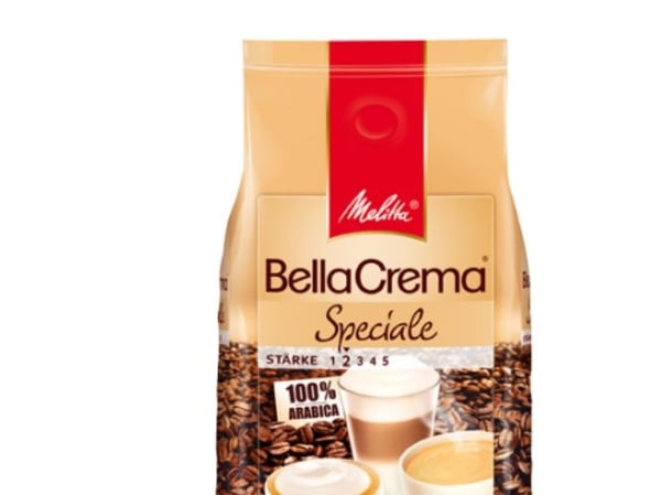 Melitta 8508, 1 kg, Caffe crema, Paahtamaton