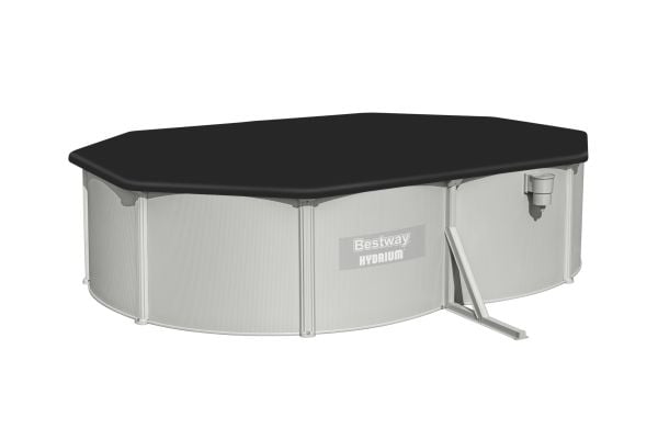 Bestway Hydrium 56586-4, 16296 l, Innrammet basseng, Barn og voksne, Stige, Blå, Grå, 167,3 kg