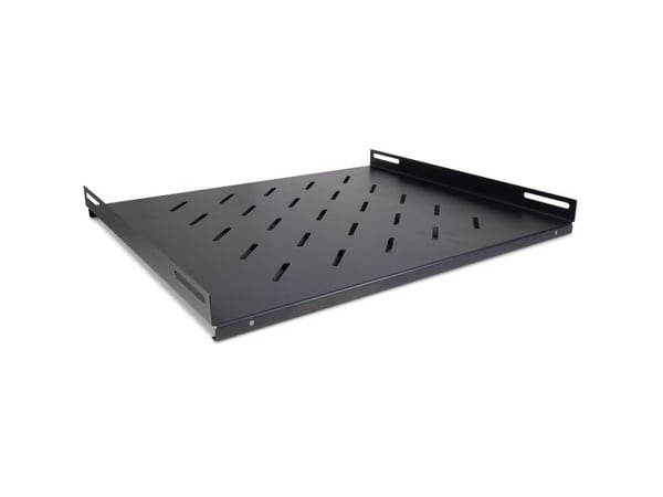 Inter-Tech SW-420/600 - Rack-hylle - RAL 9005 - 1U - 19"