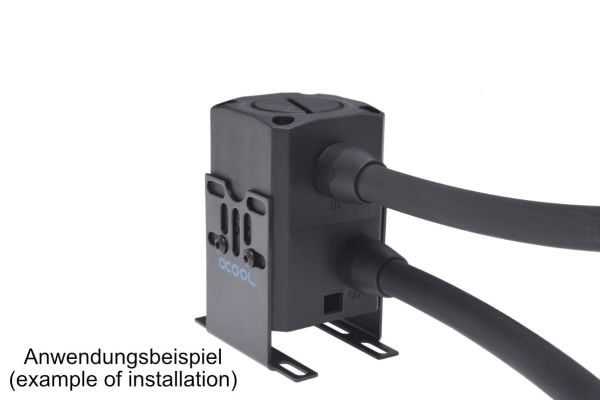 Alphacool Eisstation 80 DC-LT, Säiliö, Musta, 50,6 mm, 50,6 mm, 77 mm, 144 g