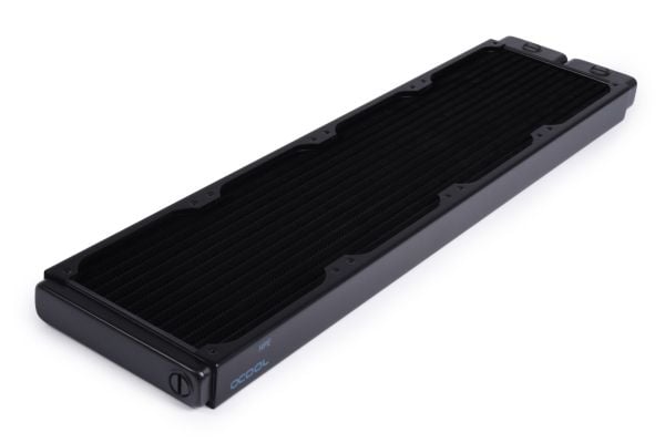Alphacool 14469, Element, mässing, Koppar, Stål, Svart, 1/4", 60 ° C, 8 fläkt/-ar