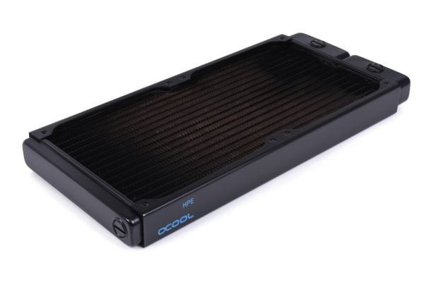 Alphacool 14378, Radiatior, Messing, Kopper, Stål, Sort, 1/4", 60 °C, 4 vifter