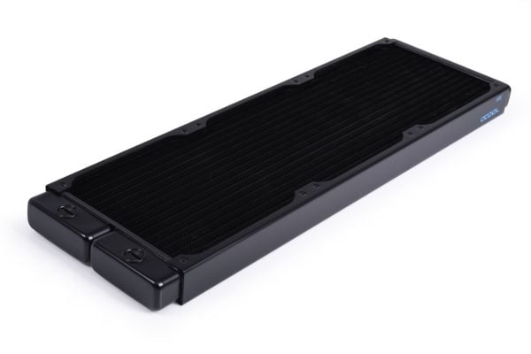 Alphacool 14379, Radiatior, Messing, Kopper, Stål, Sort, 1/4", 60 °C, 6 vifter