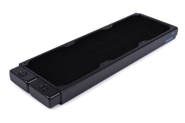 Alphacool 14377, Radiatior, Messing, Kopper, Stål, Sort, 1/4", 60 °C, 6 vifter