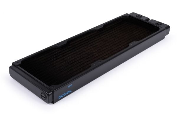 Alphacool 14377, Radiatior, Messing, Kopper, Stål, Sort, 1/4", 60 °C, 6 vifter