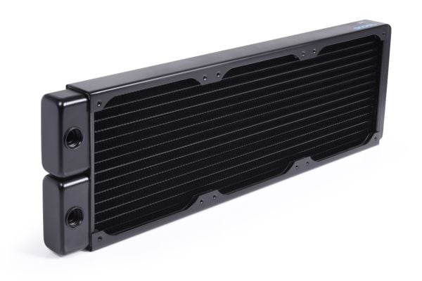 Alphacool 14377, Radiatior, Messing, Kopper, Stål, Sort, 1/4", 60 °C, 6 vifter