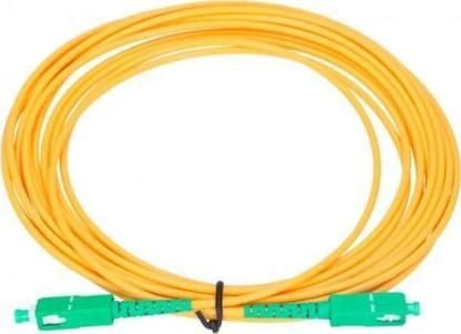 Extralink - Koblingskabel - SC/APC-enkeltmodus (hann) til SC/APC-enkeltmodus (hann) - 0.5 m - 3 mm - fiberoptisk - simpleks - G.657.A1