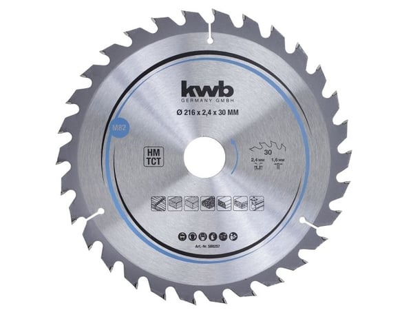 kwb 588257, Tungsten Carbide Tipped (TCT), 1 stykker