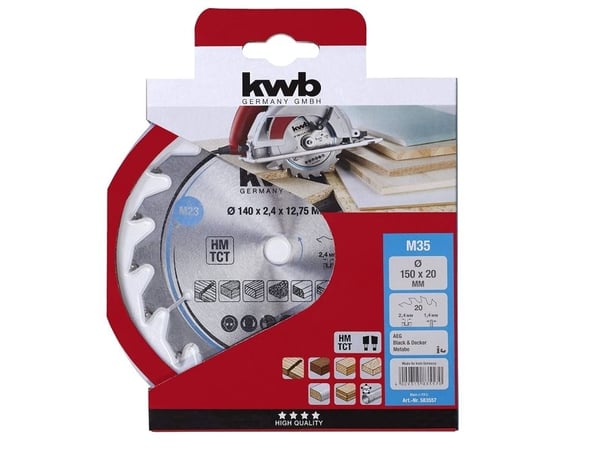 kwb 583557, Tungsten Carbide Tipped (TCT), 222 g, 1 stykker
