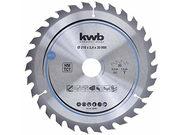 kwb 588257, Tungsten Carbide Tipped (TCT), 1 stykker