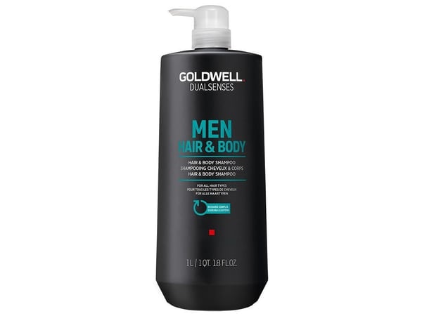 GOLDWELL Dualsenses Men schampo för hår & kropp 1000 ml