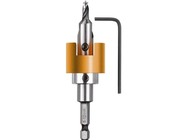 kwb 512005, Drill, Single/enkelt, 5 mm, Løvtre, Mykt tre, Tre, Molybden-høyhastighetsstål (HSS-M2), Sekskanttange