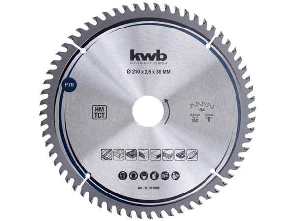 kwb 587868, Tungsten Carbide Tipped (TCT), 1 stykker